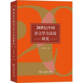 20世纪中国语言学方法论研究 9787100116077 陈保亚 商务印书馆