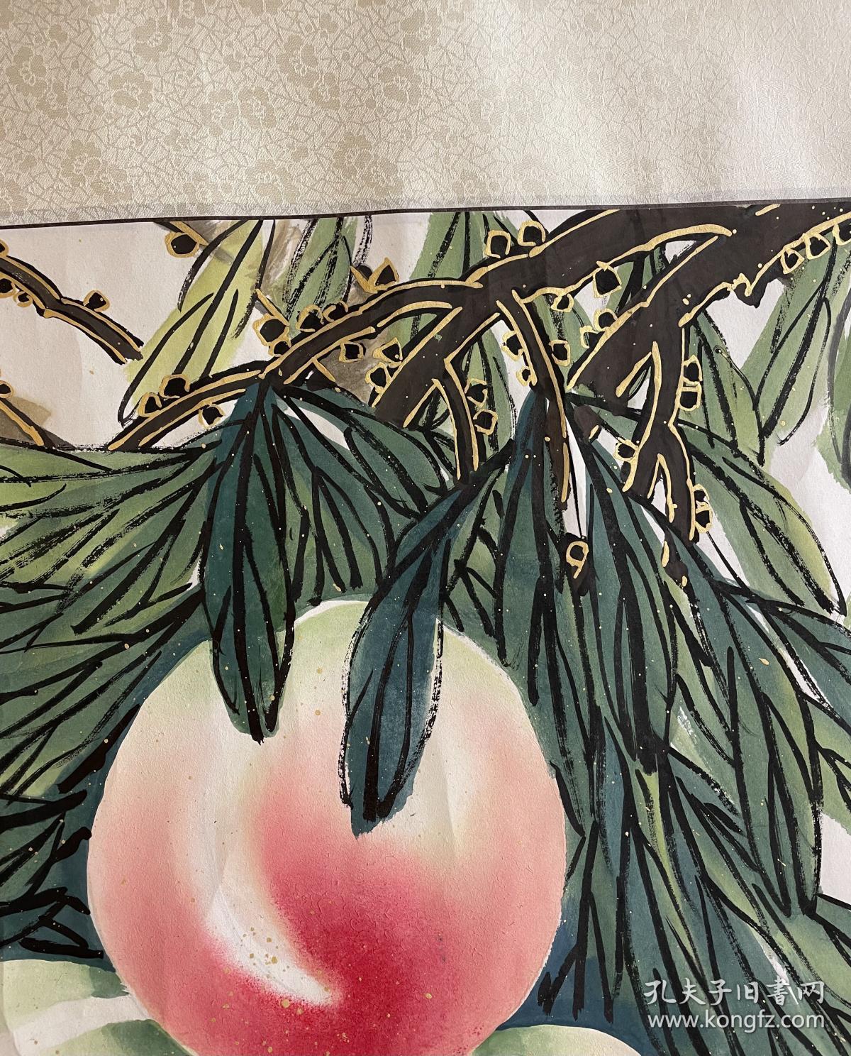 献寿刘西古九寿桃