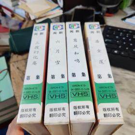 闽剧录像带（三搜幻化庵 六月雪 鸾凤和鸣 潘金莲）4盘合售