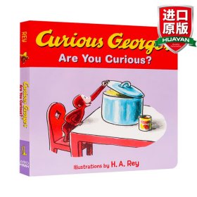 英文原版 Curious George's Are You Curious? 好奇猴乔治系列 你好奇吗 纸板书 英文版 进口英语原版书籍