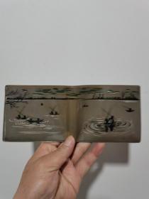 七，八十年代的江翁魚釣圖塑料錢包