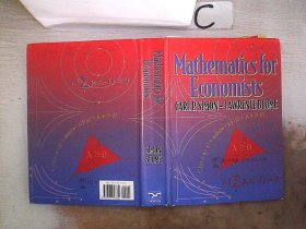 Mathematics for Economists 经济学家数学【21】(书脊小破损）