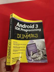 Android 3 Sdk Programming For Dummies     （ 16开） 【详见图】