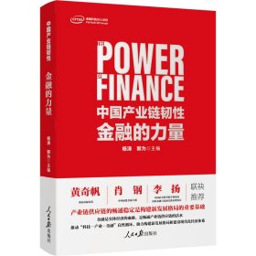 中国产业链韧性 金融的力量 9787511577825 杨涛 人民日报出版社