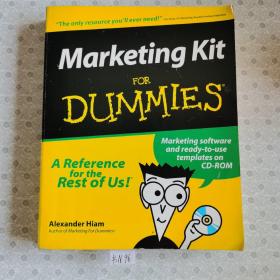 16开英文原版 Marketing kit for dummies : Marketing software and ready-to-use templates on CD-ROM  