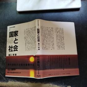 日文原版书 国家と社会 （现代政治学丛书 1）