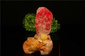 （特级精品）昌化 大红袍 鸡血石  春景图   摆件   尺寸：12cm3cm8cm， 这块像是刚刚宰杀的鸡血，非常鲜艳，流动性好，市场价5000以上，众所周知，昌化已经封矿，意味着鸡血石已经真正绝产，同时对石头来说升值潜力也是更大，现在行情低迷，正是投资的最佳时机，有眼光的石友看到这种宝贝会果断下手的。