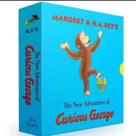 英文 好奇猴乔治16册盒装 Curious George Cl Adventur 图画故事