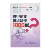 正版书供电企业班组管理1000问/电力生产1000个为什么系列书