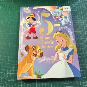 5分钟迪土尼经典故事英文原版绘本5 Minute
Disney Classic Stories （英文原版）［精装］