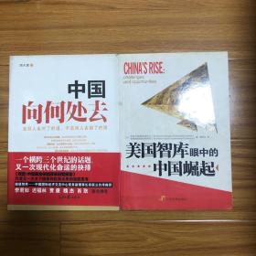 （中国崛起研究两册合售）美国智库眼中的中国崛起、中国向何处去（周天勇）