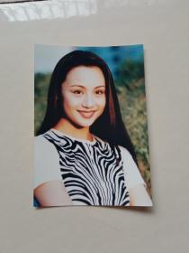 中国内地美女演员 曹颖照片一张，90年代杂志采用照片 ，实物如图