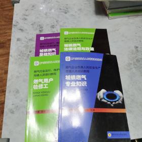 燃气行业从业人员培训教材丛书：四册合售（城镇燃气专业知识+燃气用户检修工+城镇燃气法律法规与政策+城镇燃气基础知识）