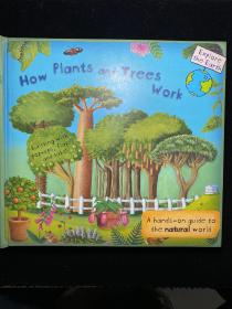 How Plants and Trees Work: 植物是怎么回事  立體翻翻書兒童科普英文原版繪本?。?！