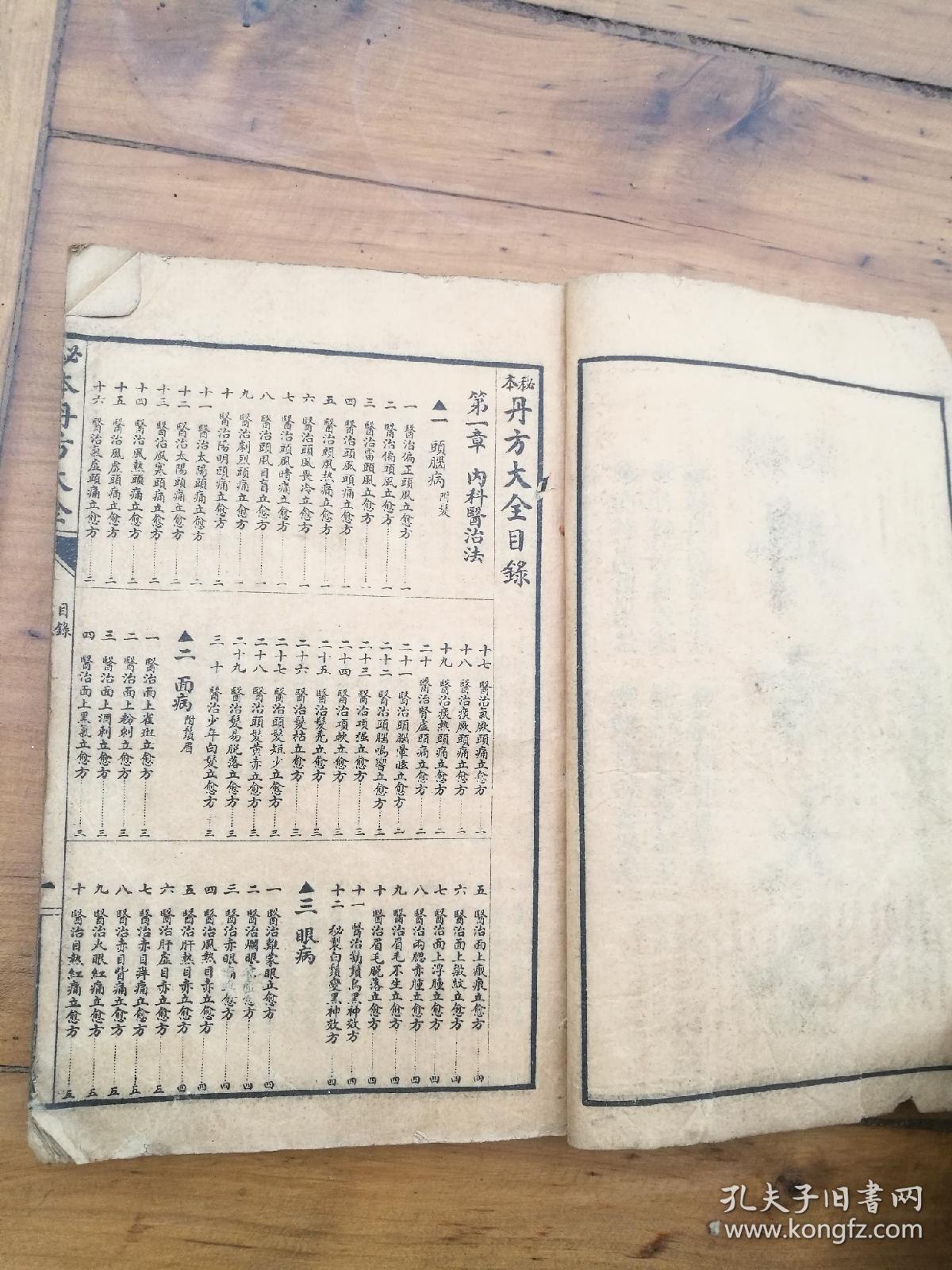 中医秘本丹方大全完整一套全