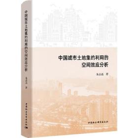 中国城市土地集约利用的空间效应分析 朱志远 中国社会科学出版社