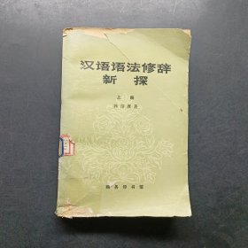 汉语语法修辞新探上册