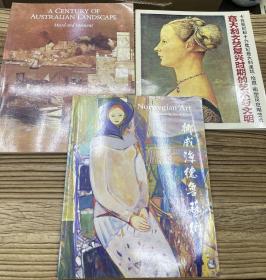 A CENTURY OF AUSTRALIAN LANDSCAPE、意大利文艺复兴时期的艺术与文明、挪威海德鲁艺术 3本