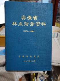 安徽省林业财务资料1979~1990