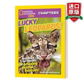 英文原版 National Geographic Kids Chapters: Lucky Leopards美国国家地理儿童章节书 英文版 进口英语原版书籍