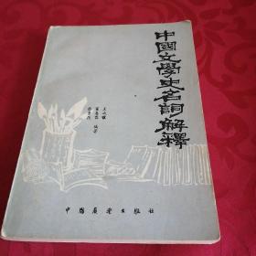 中国文学史名词解释
