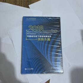 2018中国城市地下管线发展报告（供排水篇）/中国城市地下管线蓝皮书（图有细节，介意勿拍）