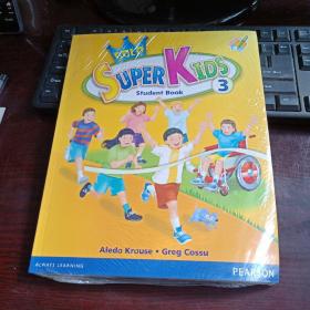 Gold Super Kids（3）、Gold Super Kids Student Book（3）2本书+超级少儿英语（学生用）CD光盘2张（未拆封）
