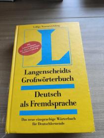 Langenscheidts Großwörterbuch Deutsch als Fremdsprache