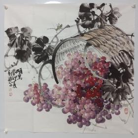 有败笔  88元包邮   68*68 细节画的不理想   陕西省美协高弦