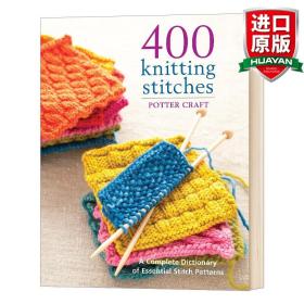 英文原版 400 Knitting Stitches 400种编织针法 英文版 进口英语原版书籍