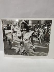新华社老照片： 葡萄牙的狂欢节《异国风情》专栏之十七  黄彭年摄影  1987年第0527号