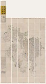 0519古地图1842清道光壬寅 皇朝一统与地全图。纸本大小231.13*127.11厘米。宣纸艺术微喷复制。
