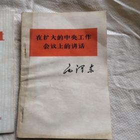 在扩大的中央工作会议