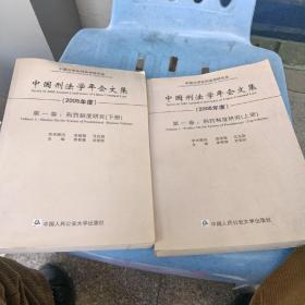中国刑法学年会文集：第一卷.刑罚制度研究（上下册）（2005年度）一套合售20元