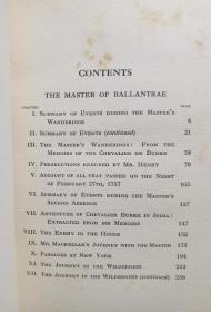1912年全球編號限量2000套發行，The Master of Ballantrae《巴倫特雷的少爺》The Works of Robert Louis Stevenson Vol 12 《斯蒂文森文集》卷12