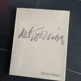 稀少   de Kooning drawings  德·库宁素描集  原版现货