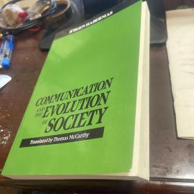 Communication and the Evolution of Society  translated by Thomas McCarthy