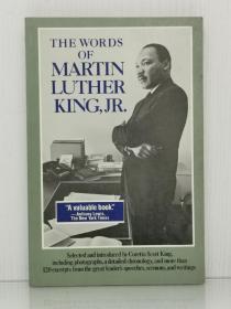 《马丁·路德·金语录》    The Words of Martin Luther King, Jr. by Coretta Scott King（美国黑人研究）英文原版书