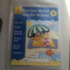 英文原版   Stories to Read, Words to Know LEVEL C WITH （内附带CD）