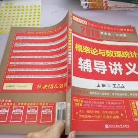 金榜图书·2019 李永乐、王式安唯一考研数学系列：概率论与数理统计辅导讲义