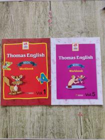全能英语. 《Thomas English BASIC Vol.1》《Thomas English BASIC WorkbookVol.5》 2本合售
