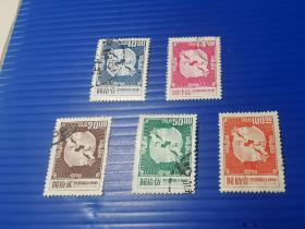 常92二版双鲤图邮票   信销上品