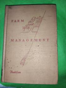 Farm Management 农场管理  （民国中央大学馆藏。藏书票一枚）