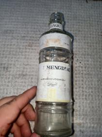 四川陳釀 mengdingdaqu（蒙頂大曲）老酒瓶，無蓋，空瓶，19.5*5.5cm