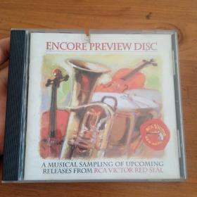 英文原版打口CD ENCORE PREVIEW DISC