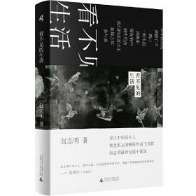 全新正版 看不见的生活 赵志明 9787559852113 广西师范大学出版社