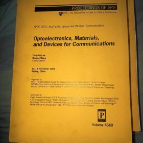 Optoelectronics materials and devices for communications v4580