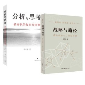 保正版！战略与路径+分析与思考9787208178212上海人民出版社黄奇帆