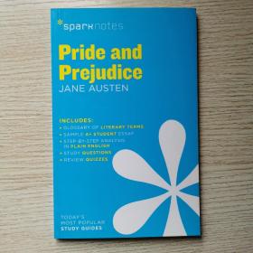 【原版】Sparknotes 文学指南 傲慢和偏见 英文原版 Pride and Prejudice