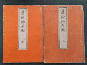 《篡辑御系图》线装2册，1895年刊，全汉文，从古至今的日本天皇世系